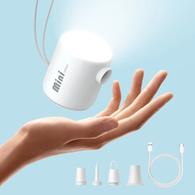 Baseus Air Pump Wireless Air Compressor Camping Inflatable Deflate Beds Mats Swimming Ring Mini Portable Outdoor Inflator Pump One year warranty