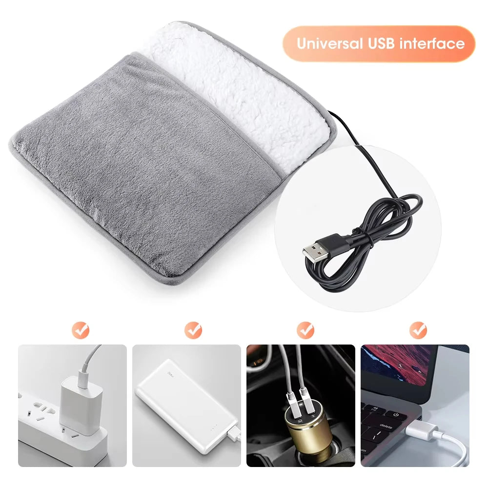 Winter Electric Foot Heating Pad USB Charging