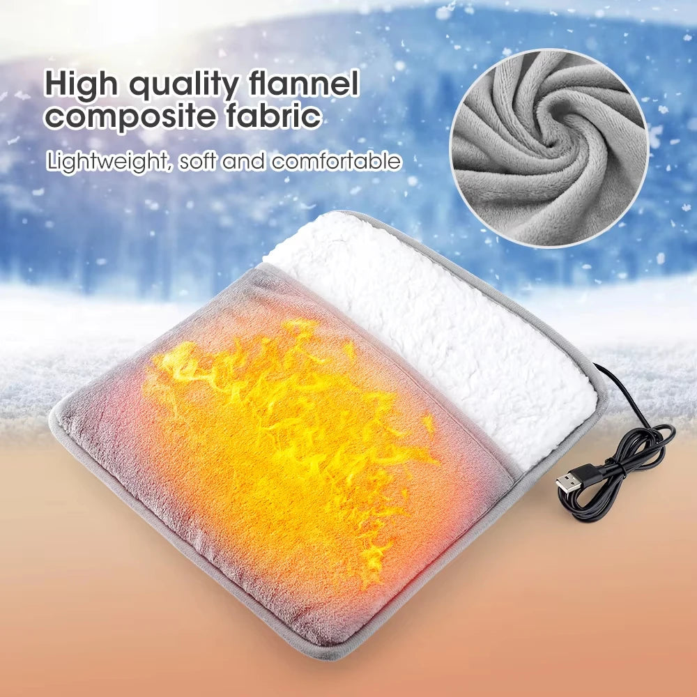 Winter Electric Foot Heating Pad USB Charging