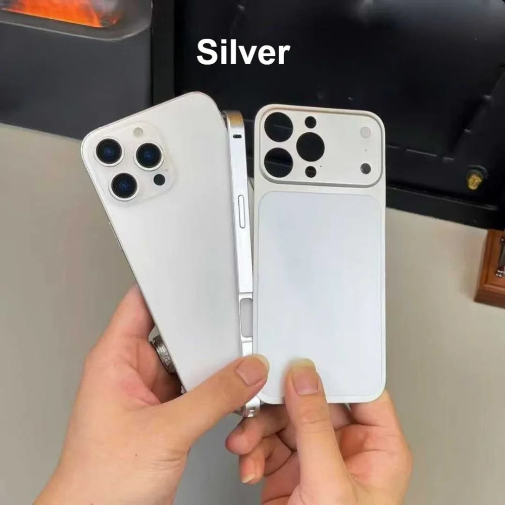 Original Color Alloy Frame Case For 13 16 14 15 Pro/Pro Max Instant Upgrade 17Pro/Pro Max