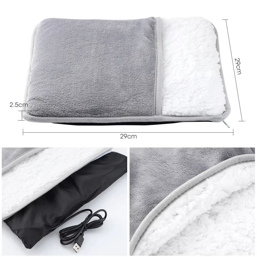 Winter Electric Foot Heating Pad USB Charging