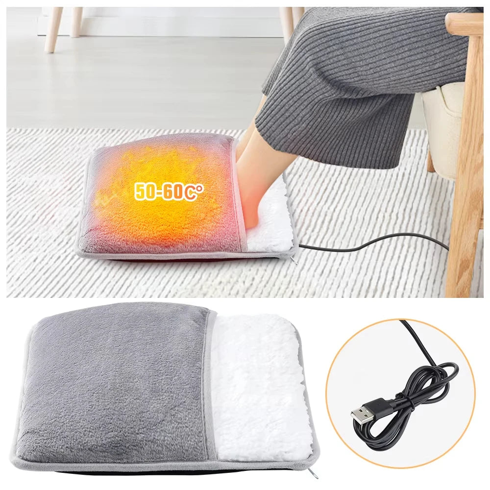 Winter Electric Foot Heating Pad USB Charging