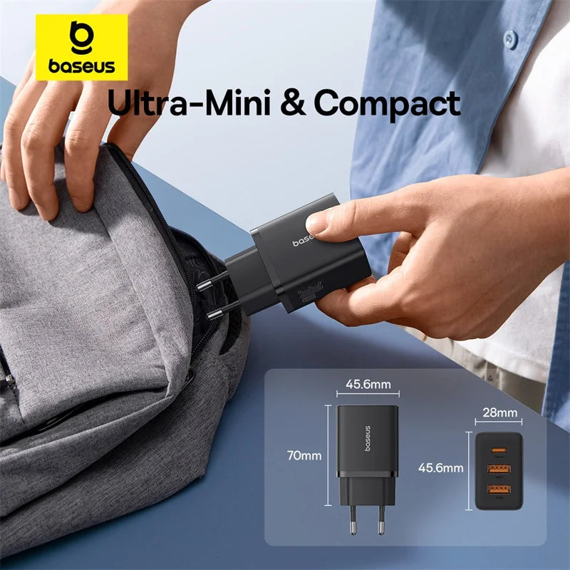 Baseus 30W USB Type C Charger Phone Charger PD Quick Charge One year warranty