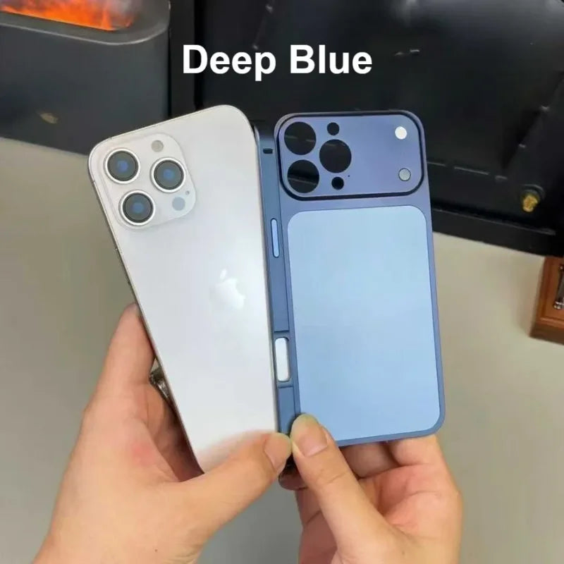 Original Color Alloy Frame Case For 13 16 14 15 Pro/Pro Max Instant Upgrade 17Pro/Pro Max