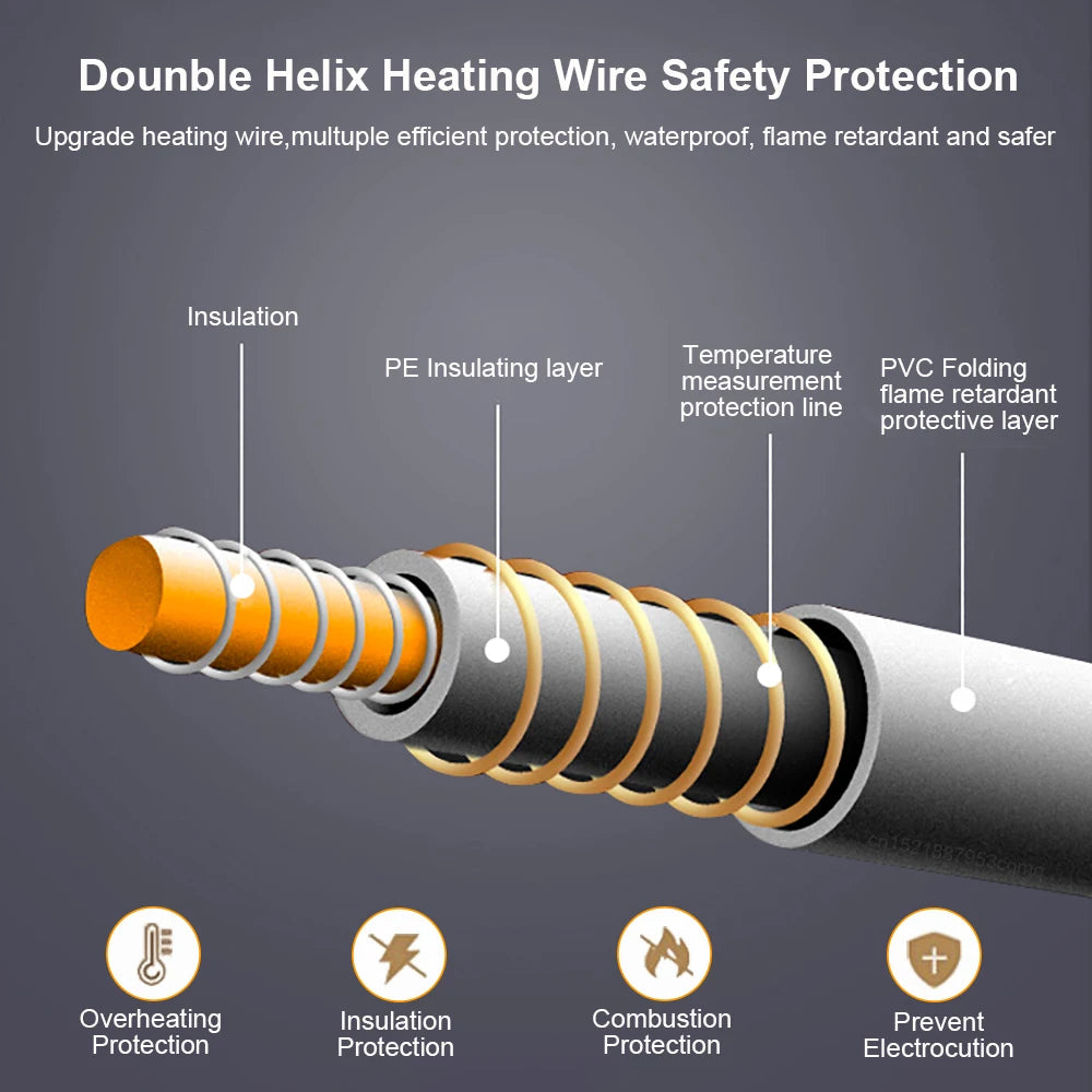 Electric Blanket 220V Thicker Automatic Thermostat Electric Heating